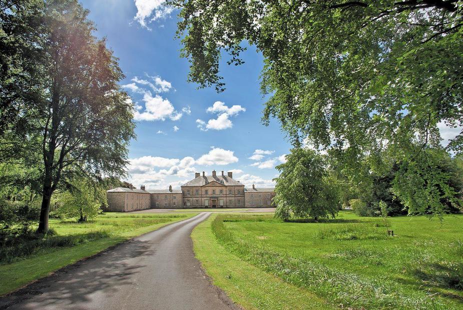 The West Wing Magnificent driveway up to Capheaton Hall | The West Wing, Capheaton