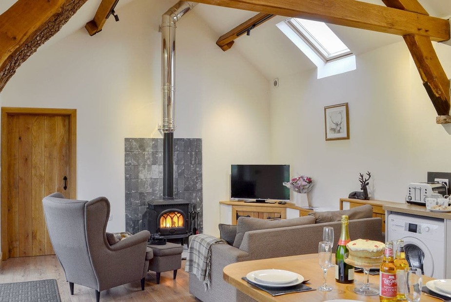 Fuesili Lodge Stunning open plan living space | Fuesili Lodge - Bentre, Llangovan, near Monmouth