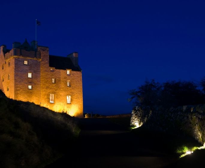 Fenton Tower, Kingston, North Berwick Fenton Tower at night