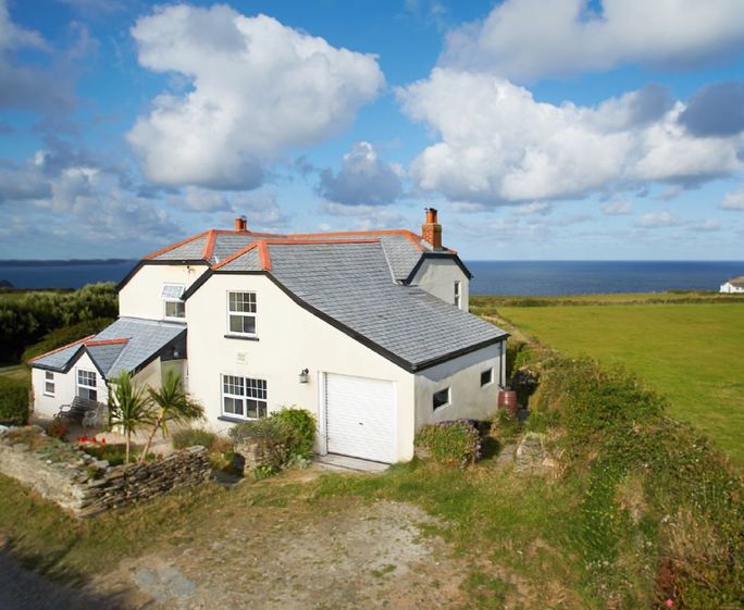 Merlins Cottage, Trevellick, Tintagel Merlins Cottage with its panoramic sea views