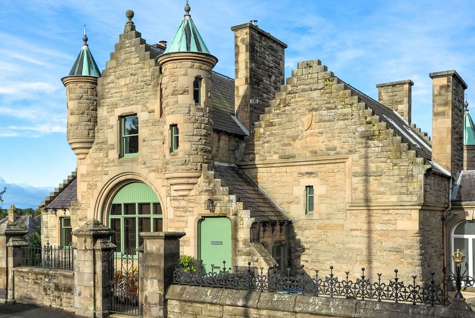 The Five Turrets Grade B listed, Scottish Baronial-style townhouse | The Five Turrets, Selkirk