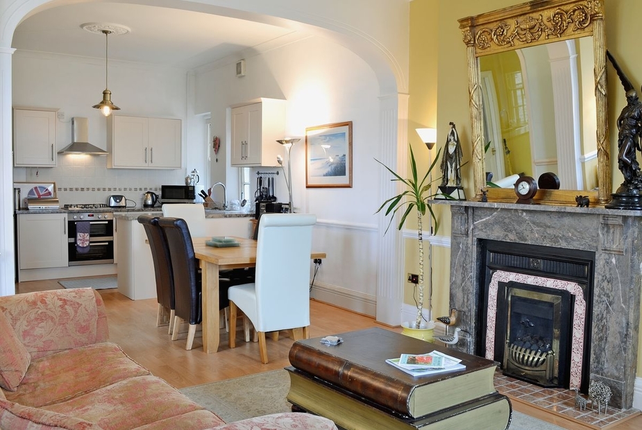 Paradise Lodge Open plan living/dining room/kitchen | Paradise Lodge, Alnmouth