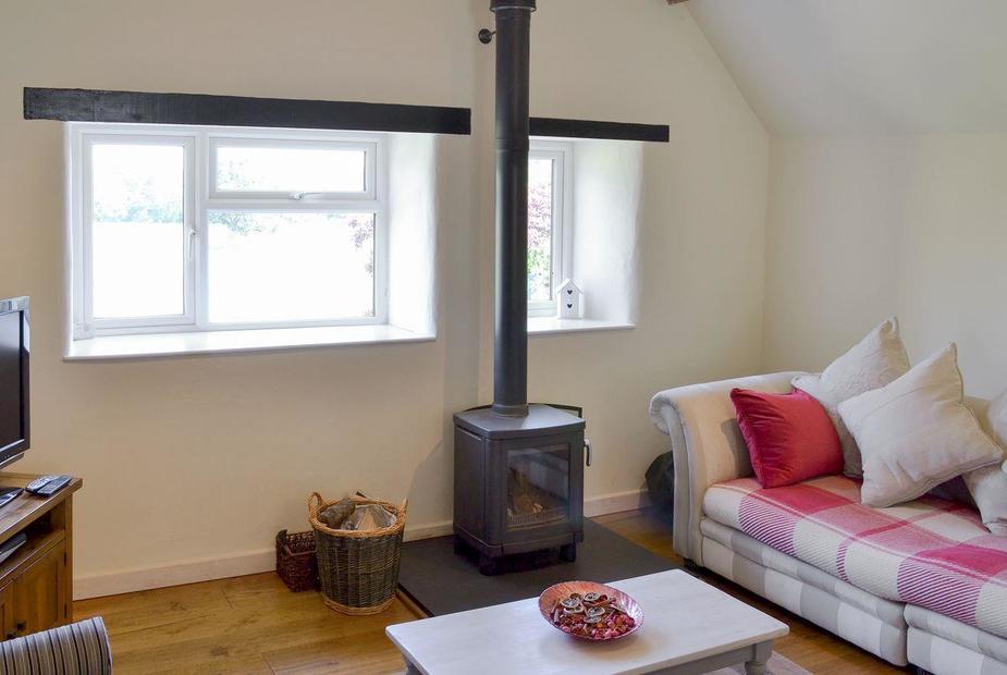 Barnfield Cottage Delight and cosy living area | Barnfield Cottage, Bridford, near Dunsford