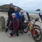 At the start of the Cornish Coast to Coast 3