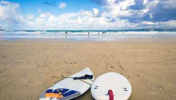 Surfing, one of the many outdoor activities for adults UK