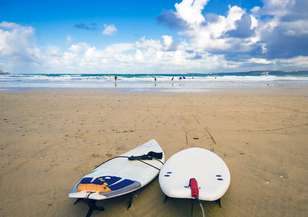 Surfing, one of the many outdoor activities for adults UK