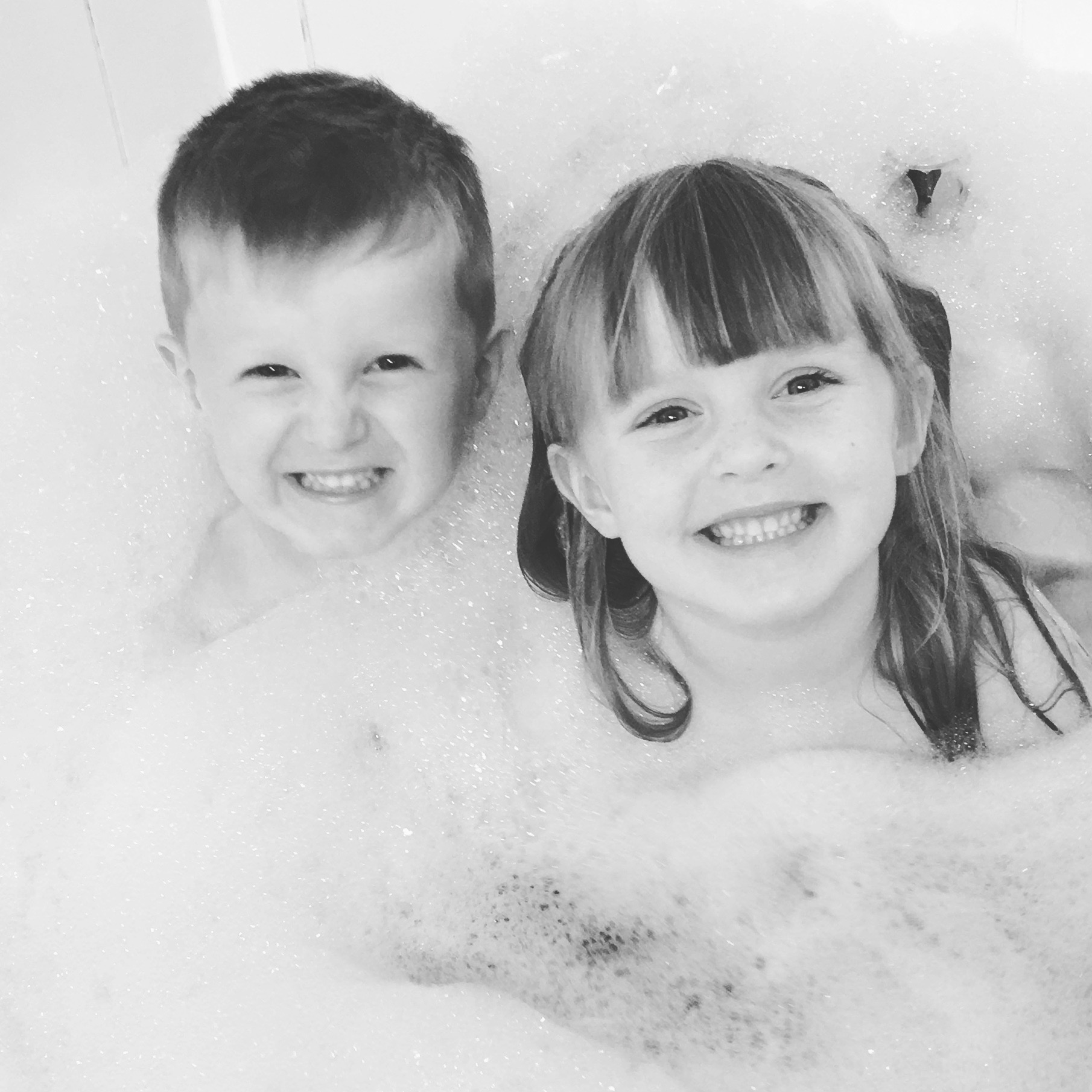 Fun in a bubble bath