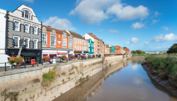 The picturesque view when exploring the best towns in Somerset