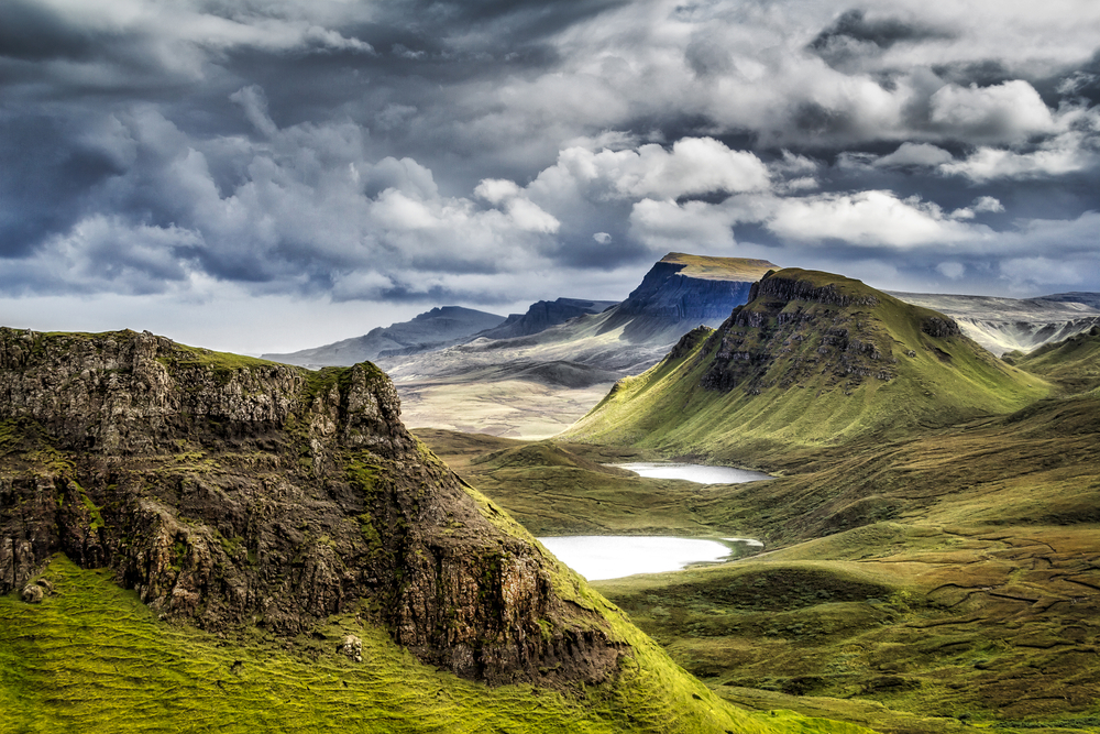 The view of one of the best places to stay in the Highlands