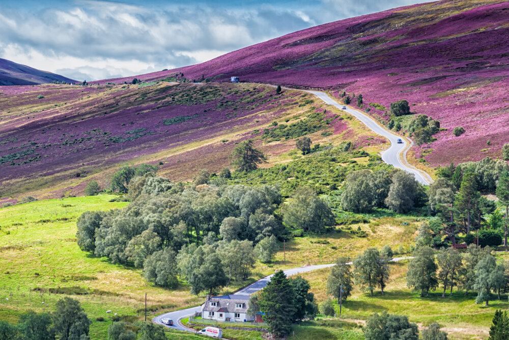 A mesmerising view of the nation park, one of the best towns to stay in Scotland