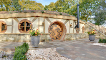An amazing view of a stay in a Hobbit House
