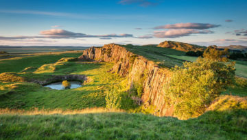 The beautiful views you'll experience once getting to Northumberland National Park