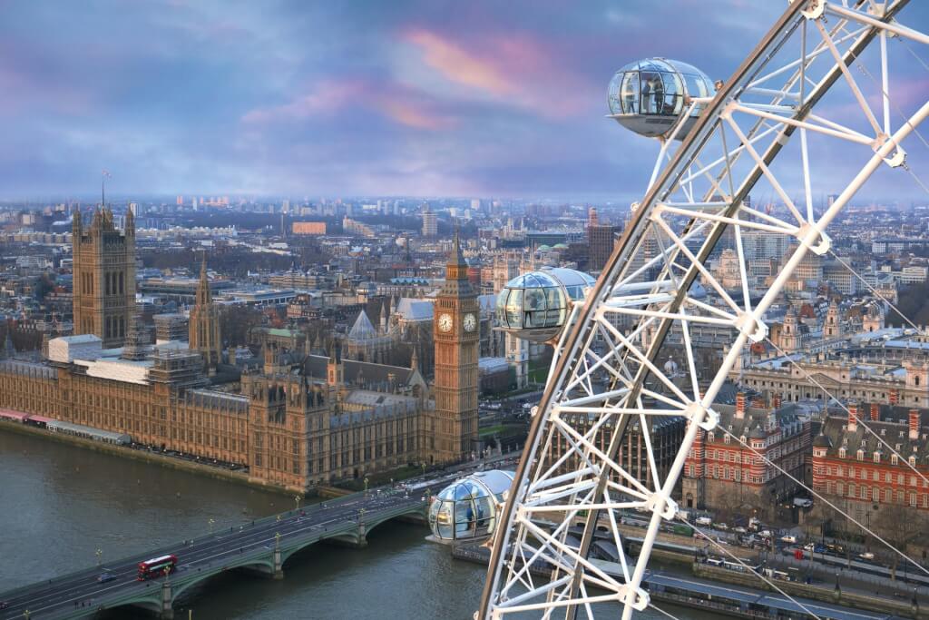 London Eye, one of the most instagrammable places in the UK